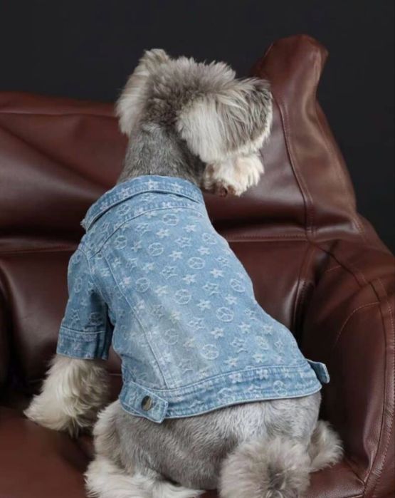 джинсовая курточка для собак Louis Vuitton