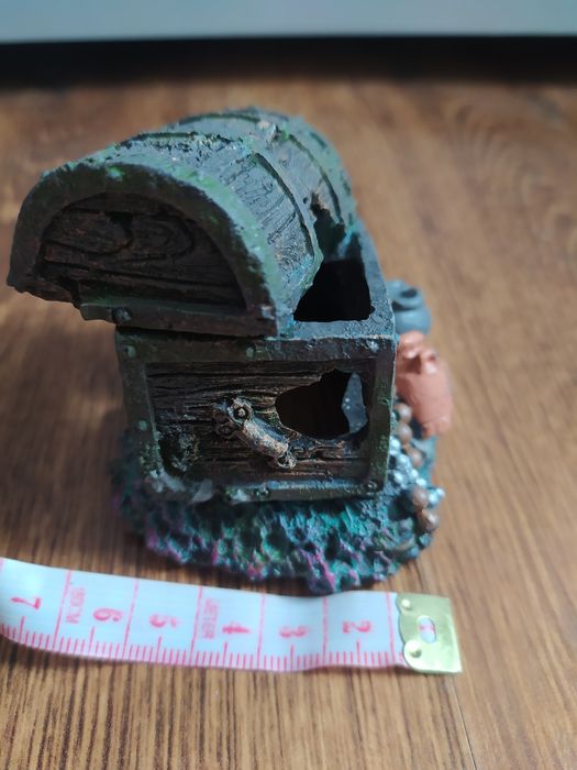 ozdoba do akwarium skrzynia