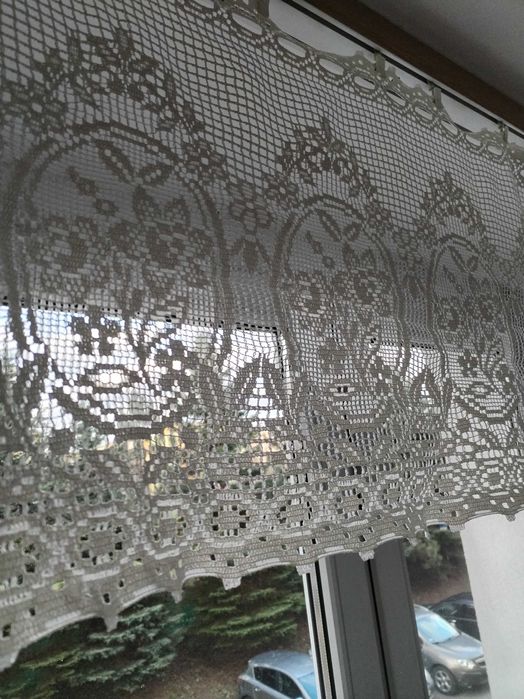 zazdrostka, firanka, wystrój okna