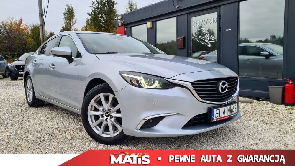 Mazda 6 2.0 165KM Navi czujniki bi xenony 100% bezwypadek