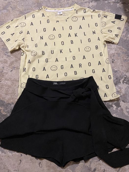 Комплект спідниця шорти Zara з футболкою на 12-15 років