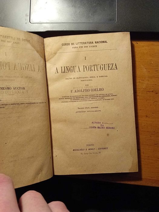 Adolpho Coelho, A língua Portuguesa