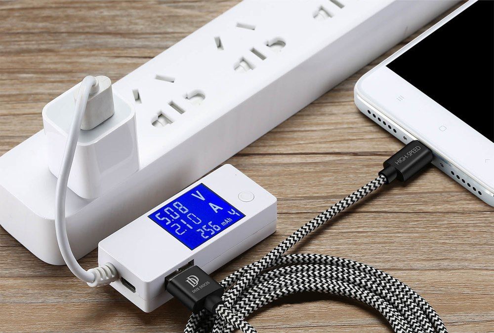 Kabel Przewód Usb / Micro Usb 2.1A 2M Dux Ducis K-One Series Czarny