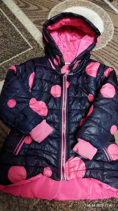 Зимняя куртка на девочку 4 года