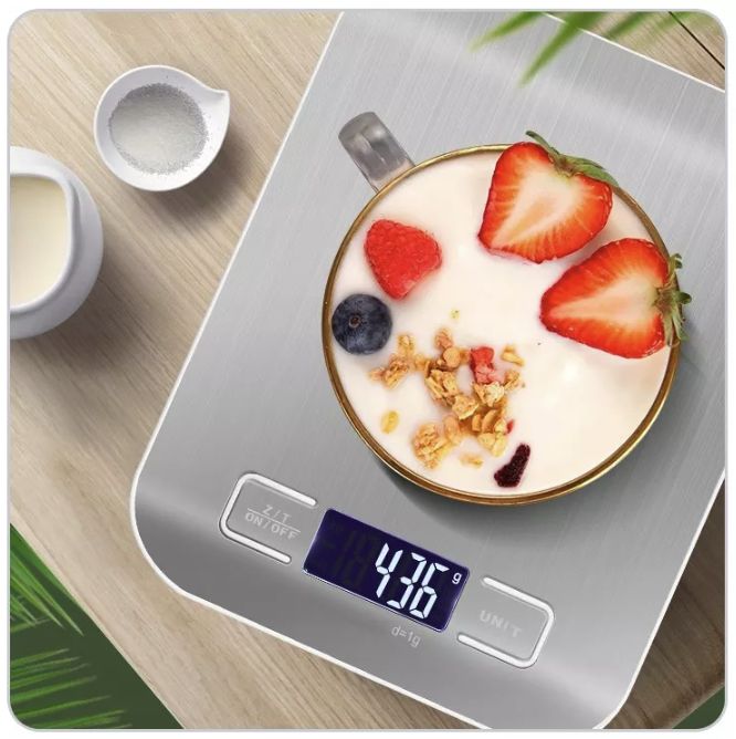 Waga Kuchenna Elektroniczna Płaska 5Kg/1G