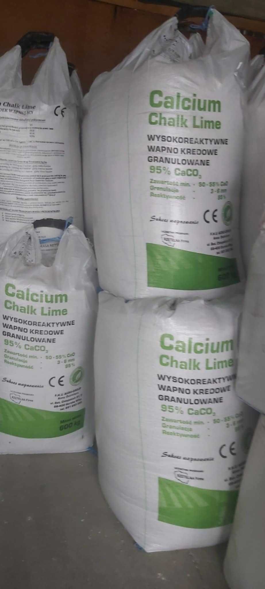 Wapno granulowane Calcium bez magnezu oraz z magnezem