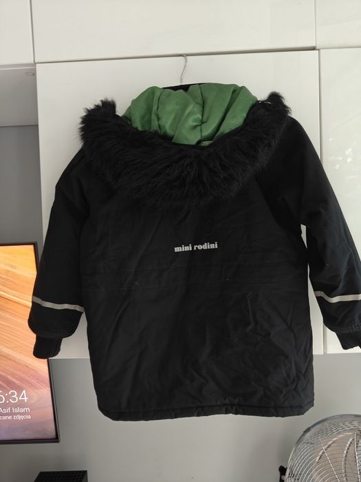 Kurtka zimowa mini rodini 128/134