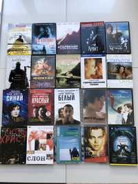 Диски (24 штуки) DVD артхаус кино и развивающие
