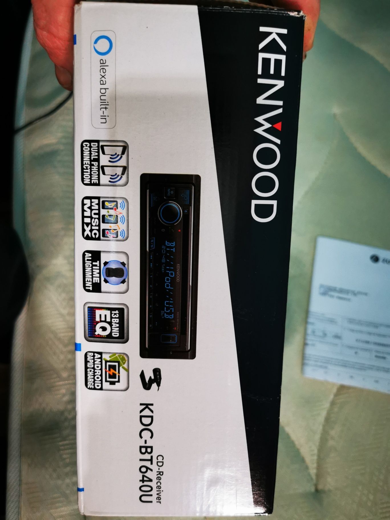 Autoradio cd com USB Ect com a marca   Kenwood