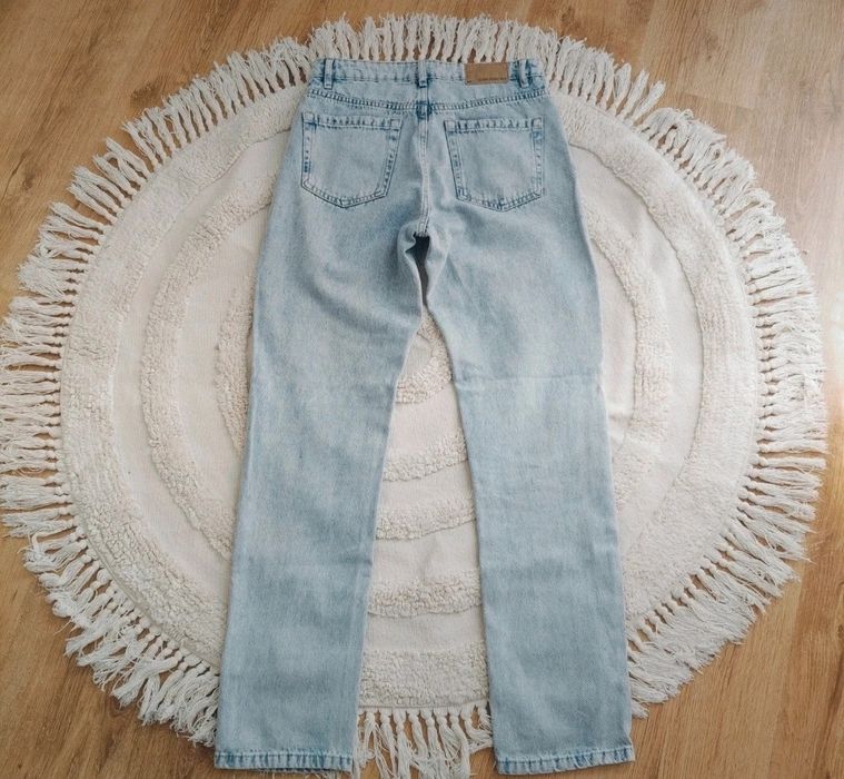 Spodnie jeansowe straight fit 36