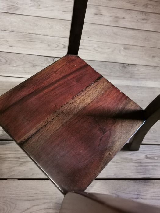 stolik kwietnik vintage retro z szuflafką szufladą