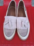 Брендові шкіряні туфлі, лофери Russell & Bromley 39 розмір, ус. 25 см