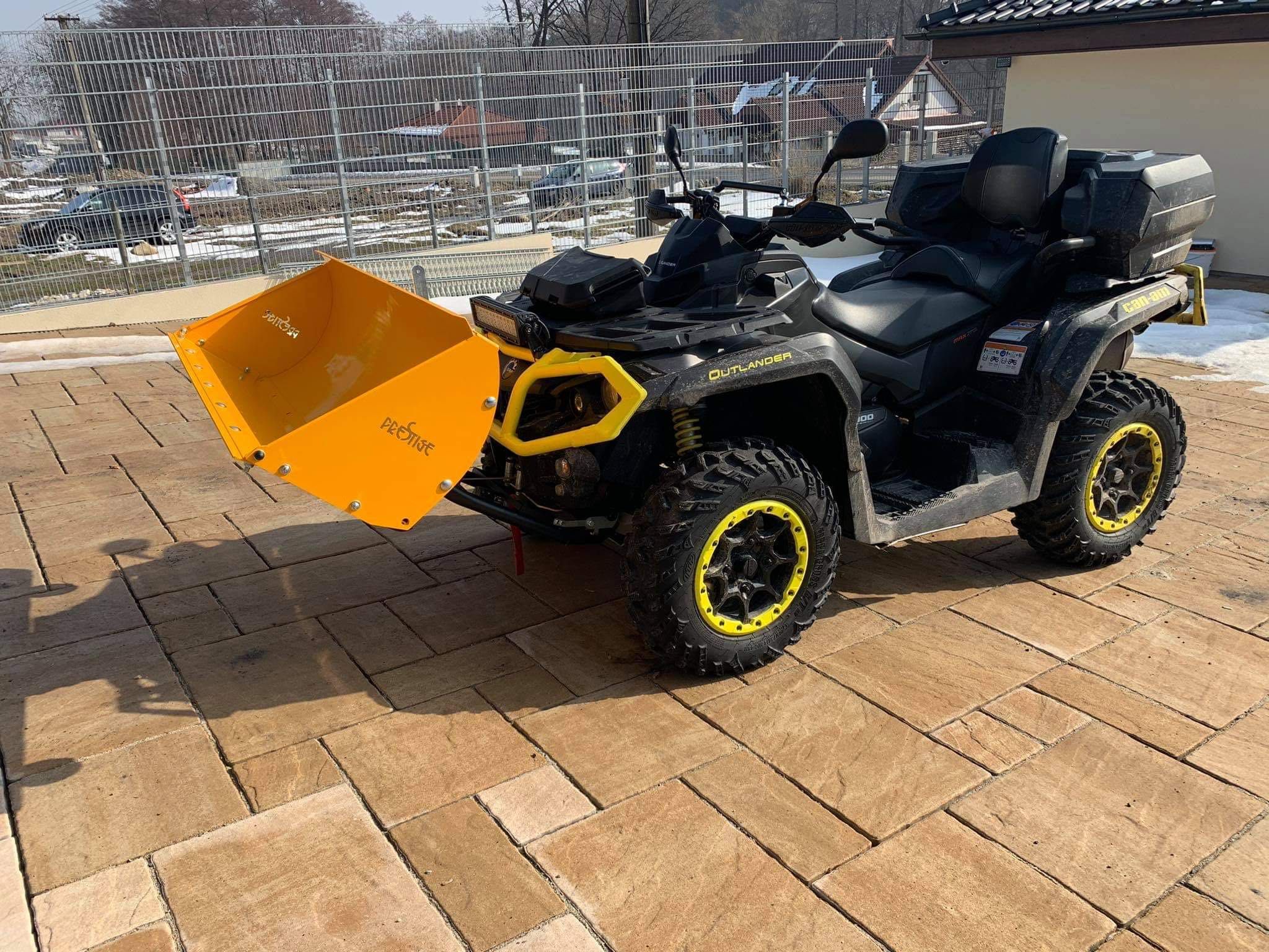 Pług śnieżny do quada Łyżka do quada 2 w 1 Suzuki Polaris Yamaha TGB