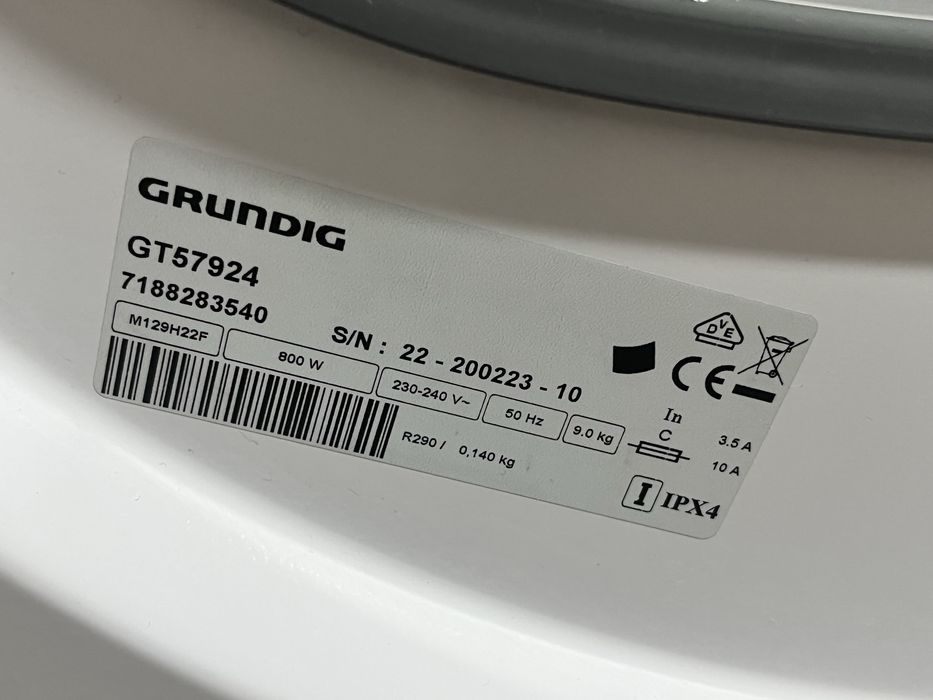 Suszarka do ubrań GRUNDIG 9kg/ pompa ciepła