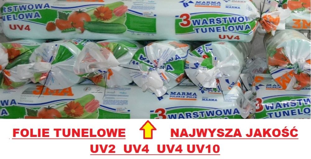 Folia tunelowa Ogrodnicza UV5 12x33m. szklarnie-MARMA