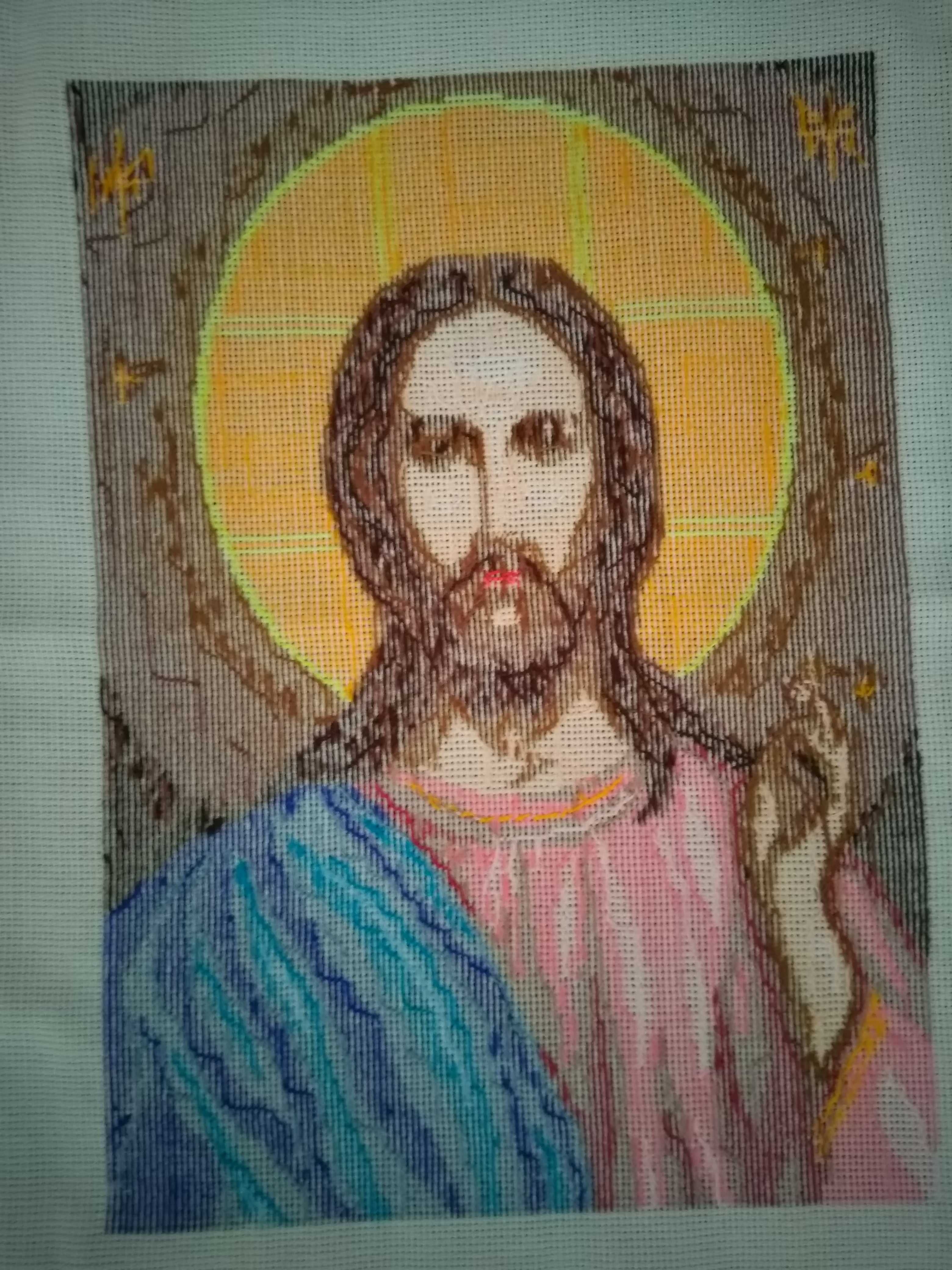 Ісус картина ручної роботи . 30 х 39 см .