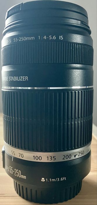 Obiektyw Canon efs 55-250 IS