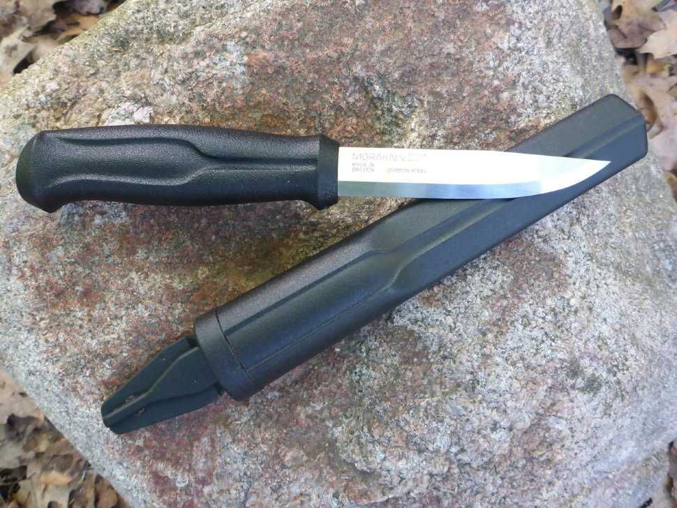 MORAKNIV 510 С нож для резьбы резак для дерева  сталь карбон mora мора