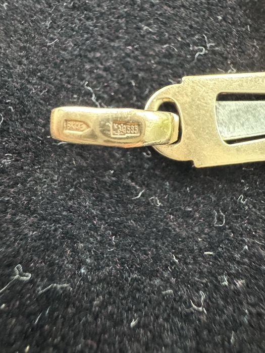 Золотий хрестик-підвіска