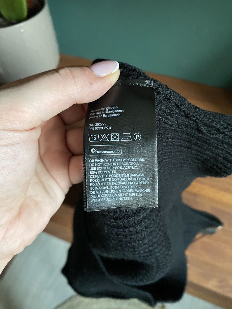 Kamizelka sweter bez rękawów z emoji Smiley x H&M S