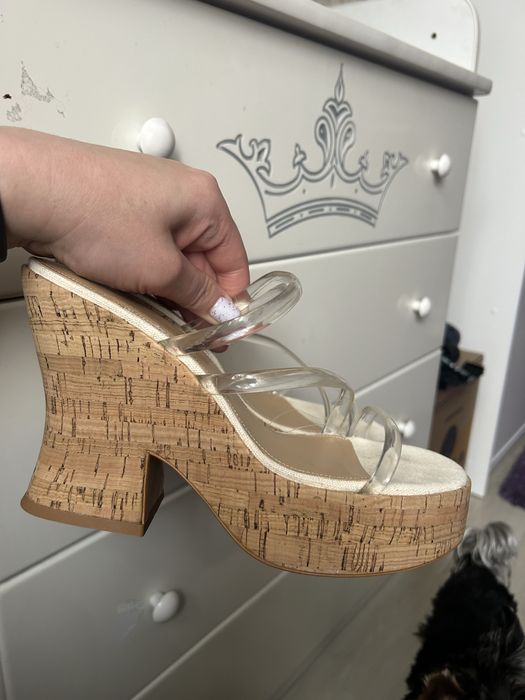 Шльопанці босоніжки на танкетці H&M 42 розмір