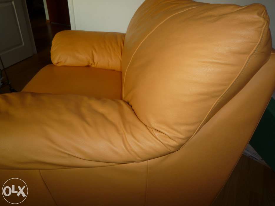 bardzo duży fotel skórzany Domo Faber