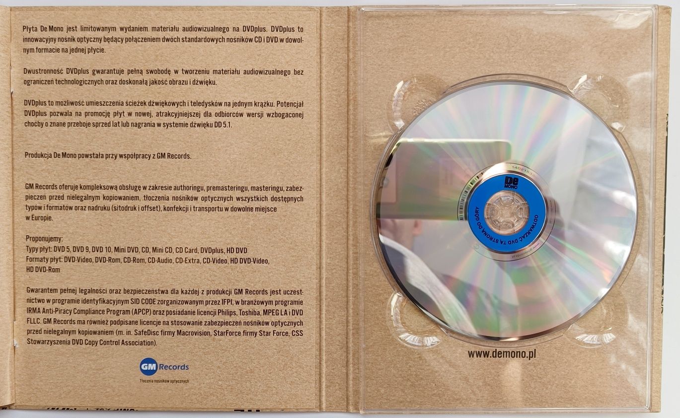 De Mono De Monolit Siedem Dni CD +DVD 2008r