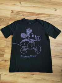 Czarna koszulka oversize T-shirt Sinsay XXS Myszka Miki Disney