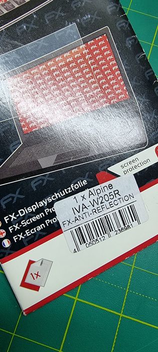 Защитная плёнка на экран Alpine IVA 202, 205