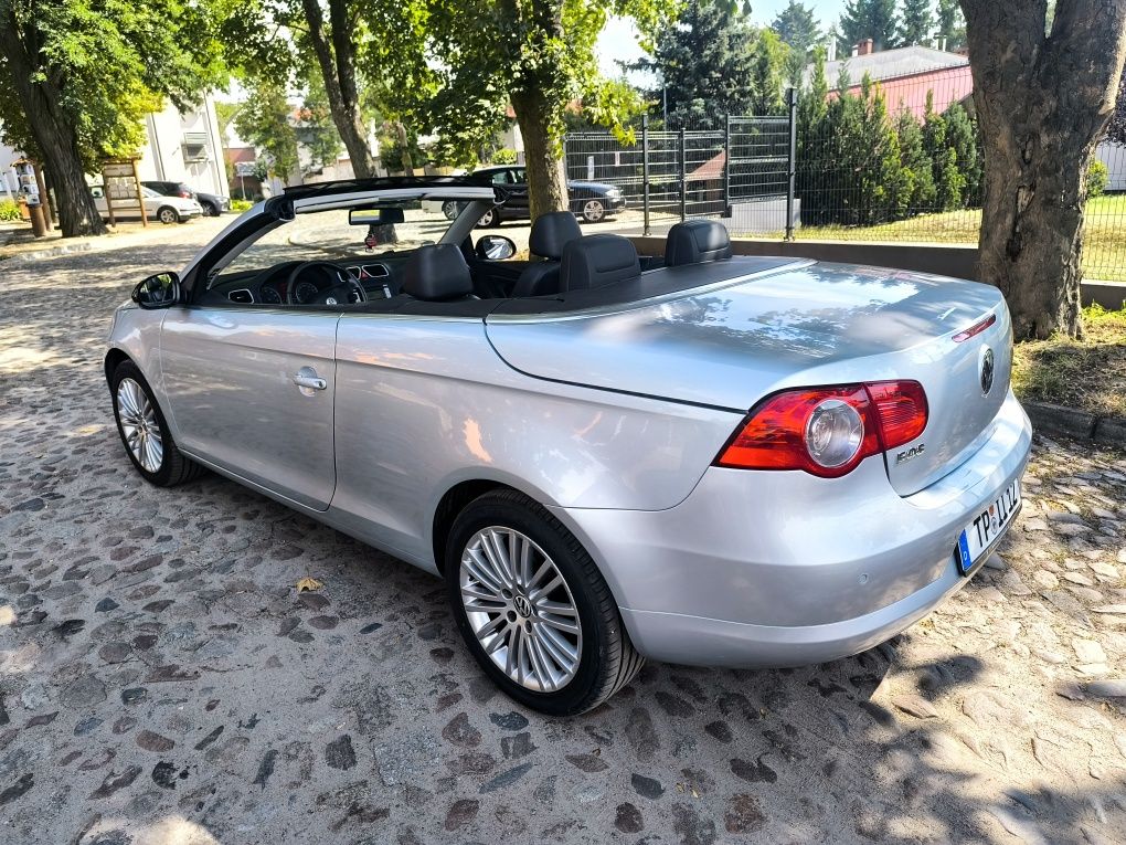 VW Eos Cabrio 1.6 benzyna Twardy dach Alu Klima Nowe opony Z Niemiec