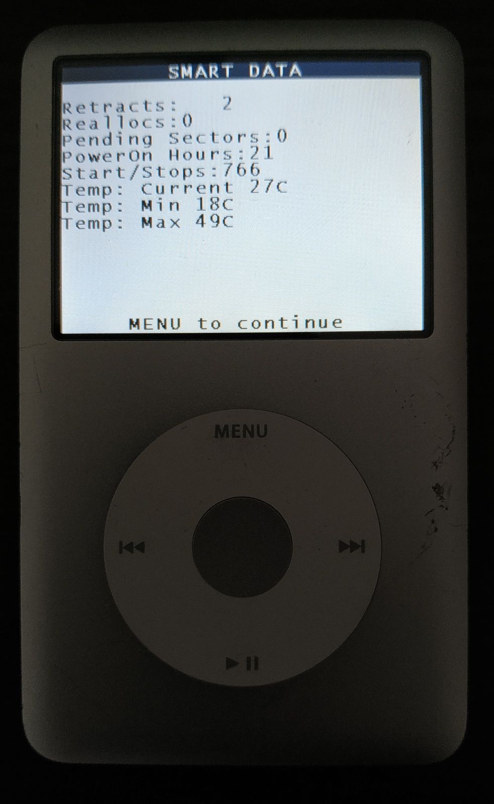 Apple iPod classic 6 gen 80gb