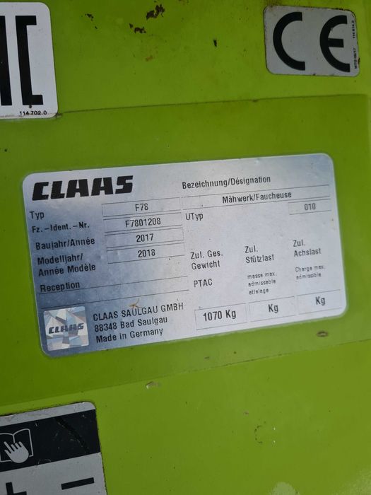 Kosiarka Dyskowa Claas Disco 2750c Pottinger