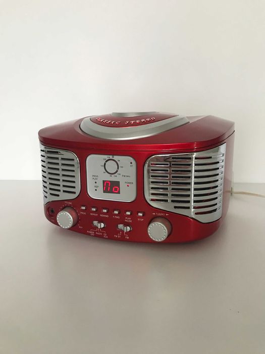 Ретро Бумбокс Auna RCD-320  CD-плеєр FM AUX Німеччина (10027419)