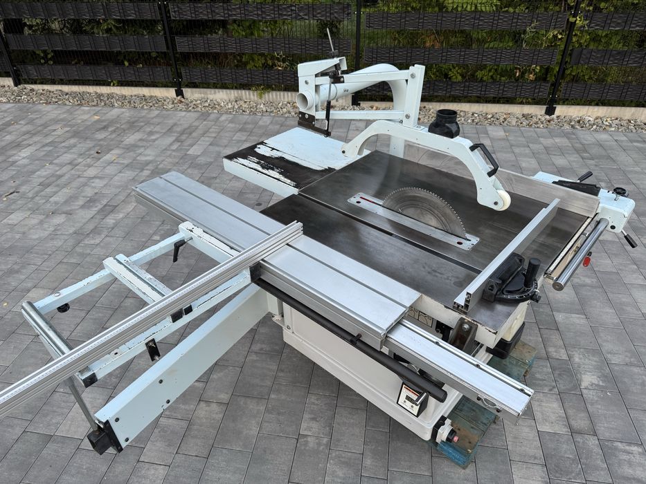 Piła z wózkiem do ciecia aluminimu, płyt warstwowych, drewna 5,5 kW