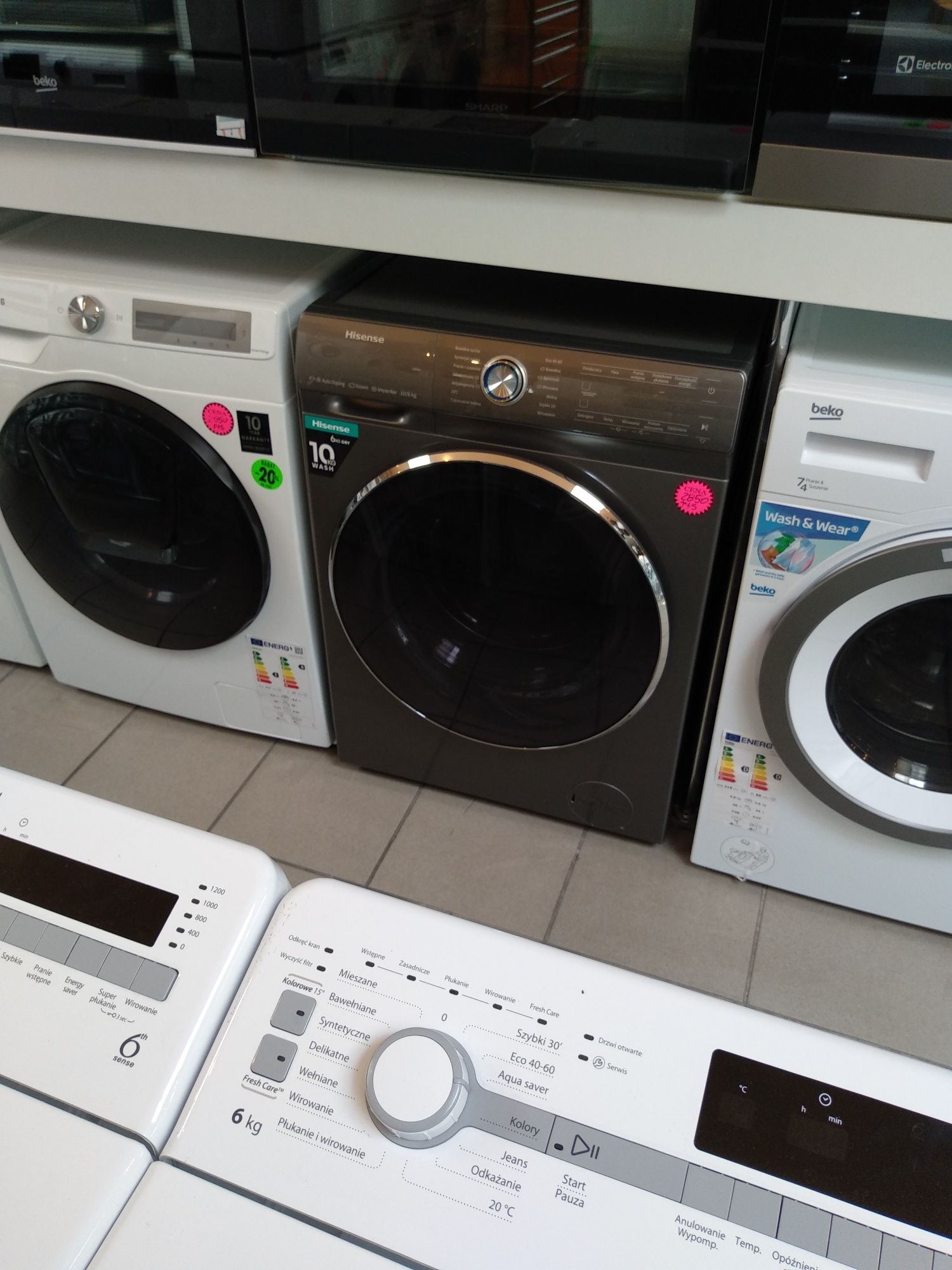 OUTLET Janki ul Wspólna 6 Pralko-suszarka HISENSE WDQR1014EVAJMT