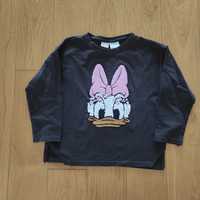 116 Zara bluzka z długim rękawem Daisy Disney magiczne cekiny 3d