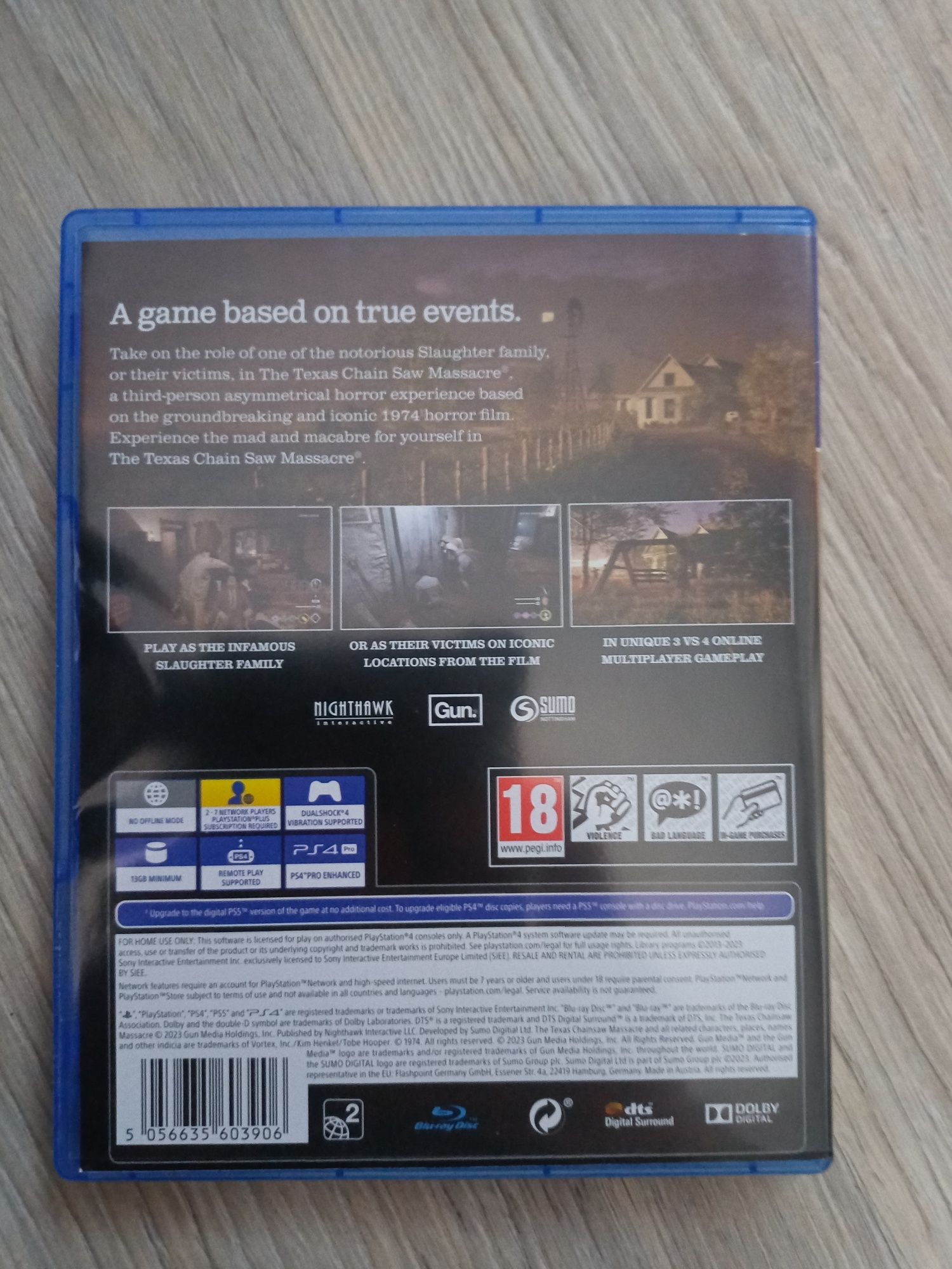 Gra ps4 Teksańska Masakra Piłą Mechaniczną