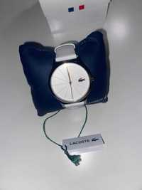 Zegarek damski biały elegancki Lacoste nikita