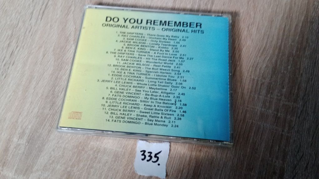Do You remember - oryginał hits, artists CD. 335.