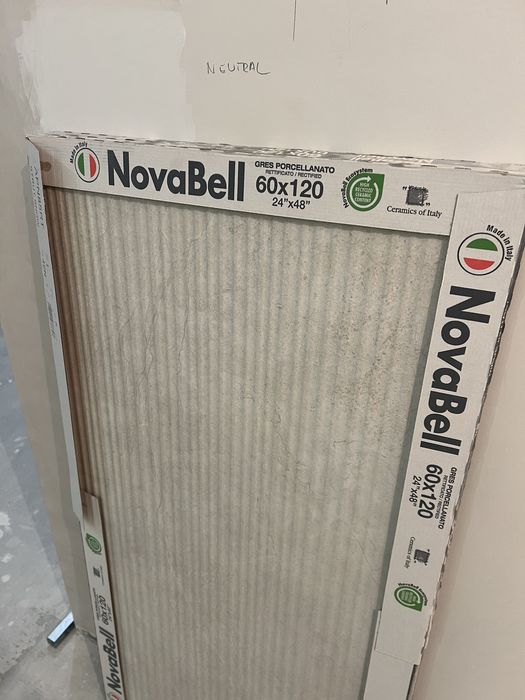 Płytki kafelki Dekor Aspen Snow Grooves 60x120 Novabell