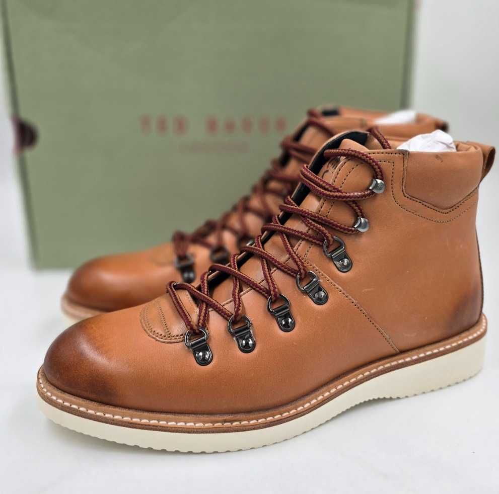 Męskie trzewiki skórzane sznurowane brązowe Ted Baker  R.42  TE34R