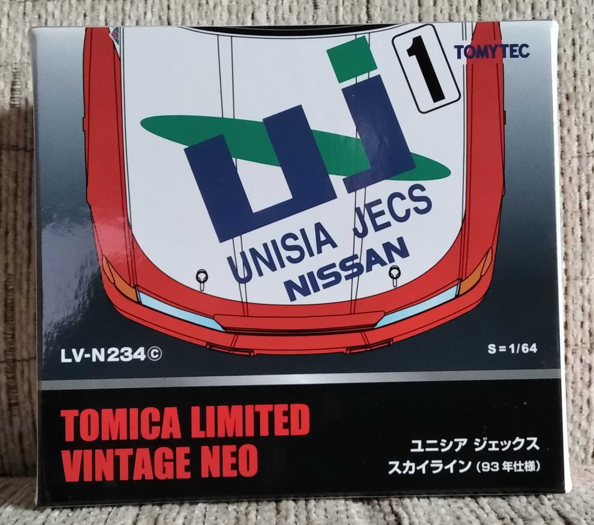 Tomica Limited Vintage Neo LV-N234c Unisia Nissan Skyline GT-R '93