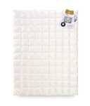 Kołdra AMZ SILVER PRESTIGE letnia, puch 100% 155x200cm Srebrzysty krem