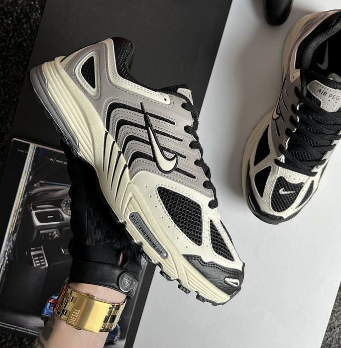 Стильні Чоловічі кросівки на літо Підліткові Nike Найк шкіра бежевий