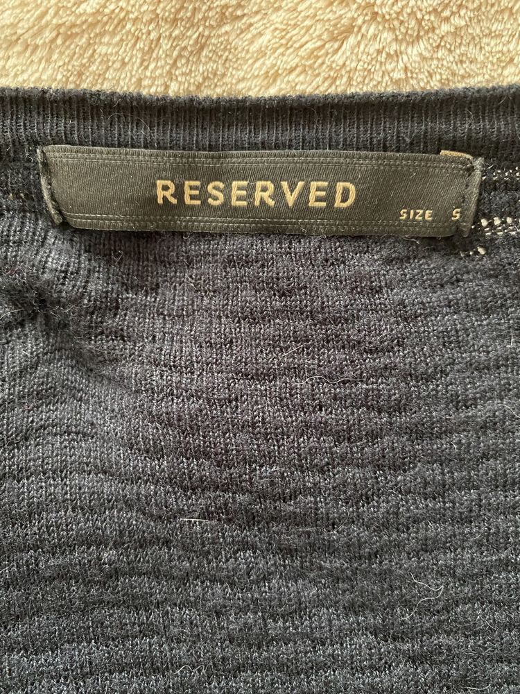 Чорний довгий жіночий кардиган без застібки кофта RESERVED