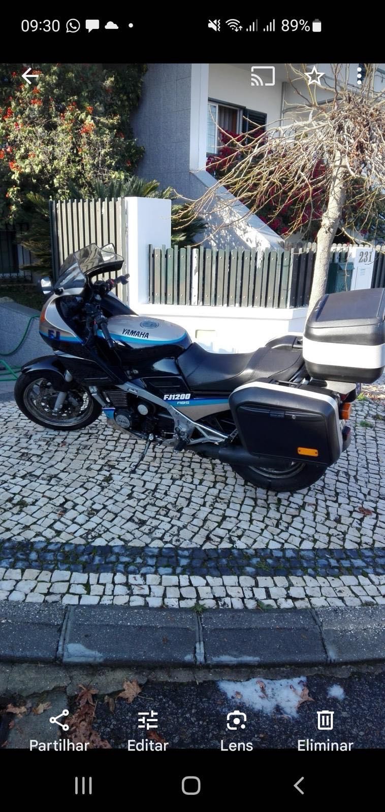 Mota Yamaha FJ 1200 ano 1991
