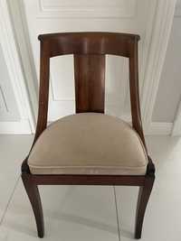 Krzesła drewniane art deco/ vintage. Cztery sztuki. Komplet.