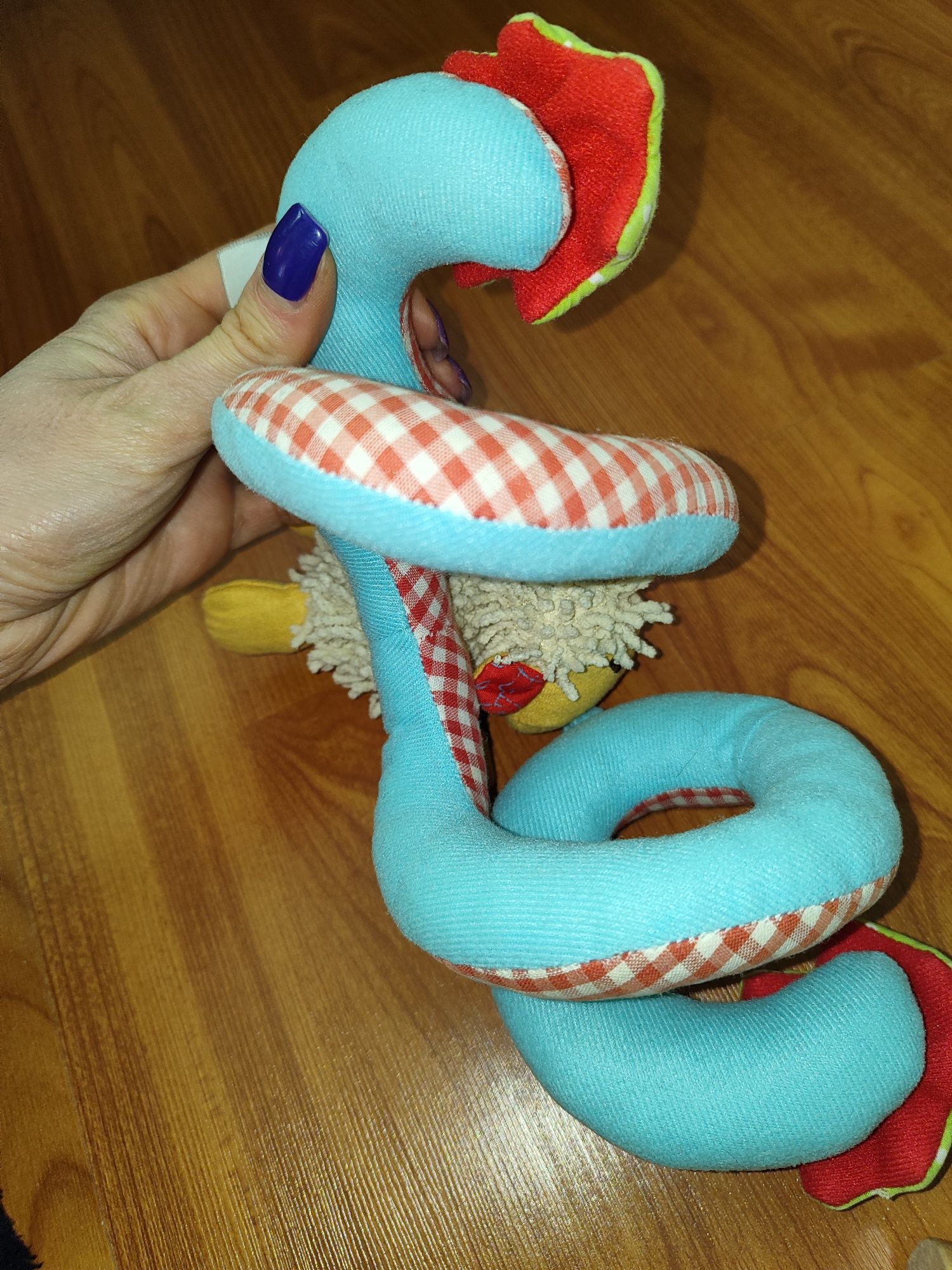 Спиралька на коляску+грызунок пружинка спіралька підвіска змейка