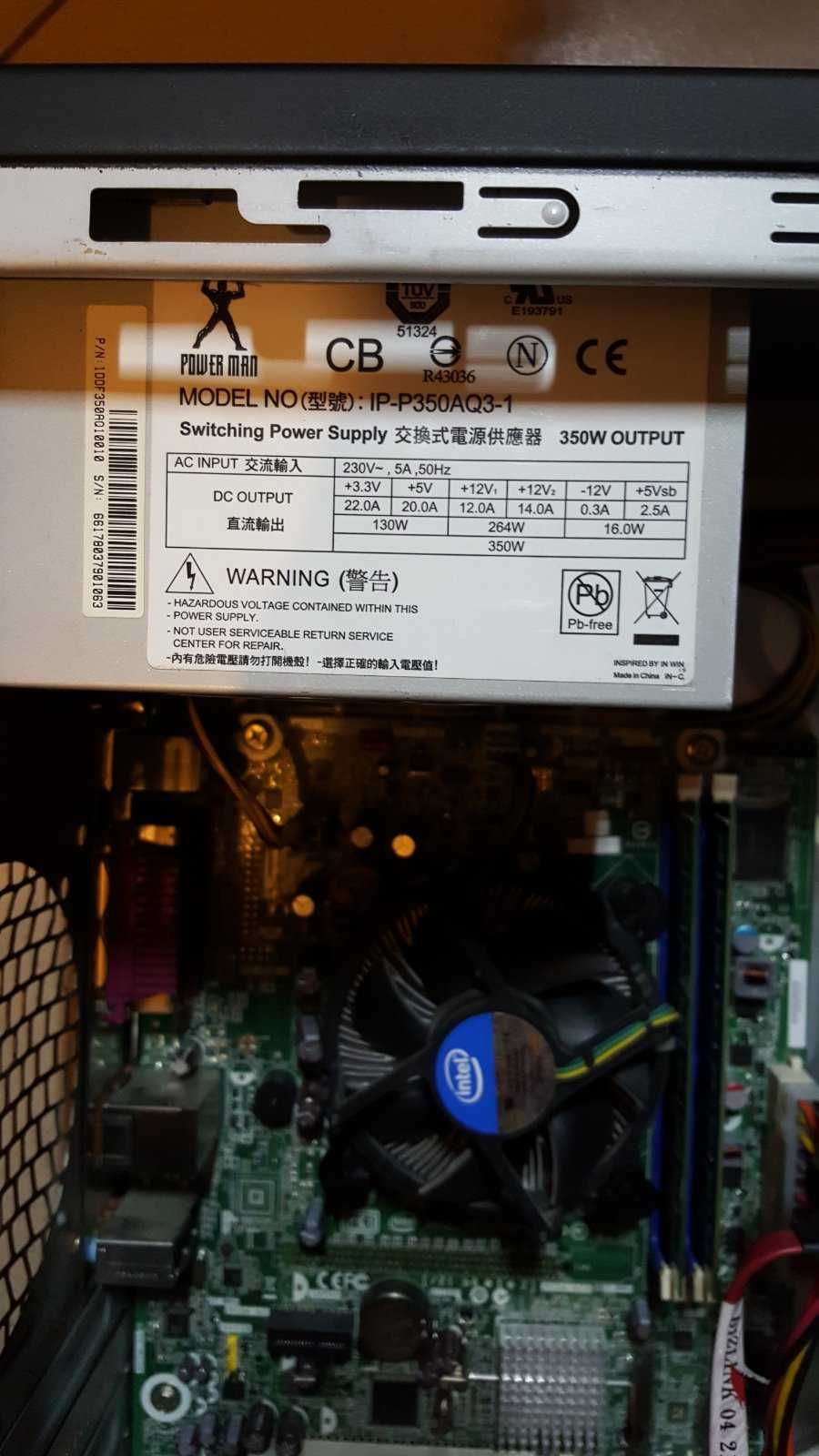 Системний блок Intel i5, 8 Гб, HDD 500 Гб можлива доукоплектація