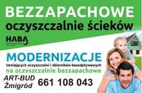 oczyszczalnie ścieków HABA RETROFIT modernizacja szamb